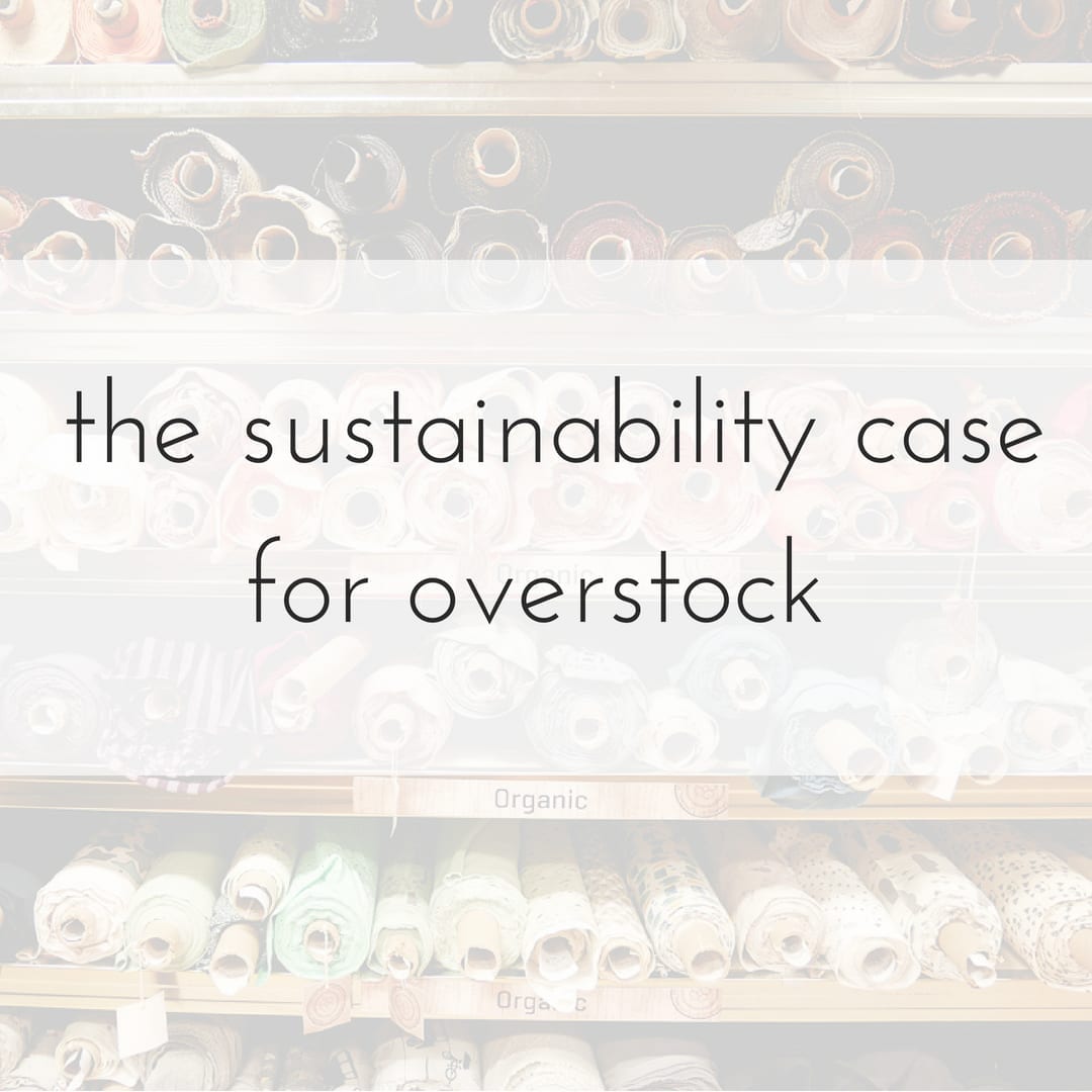 overstock fabric sustainability