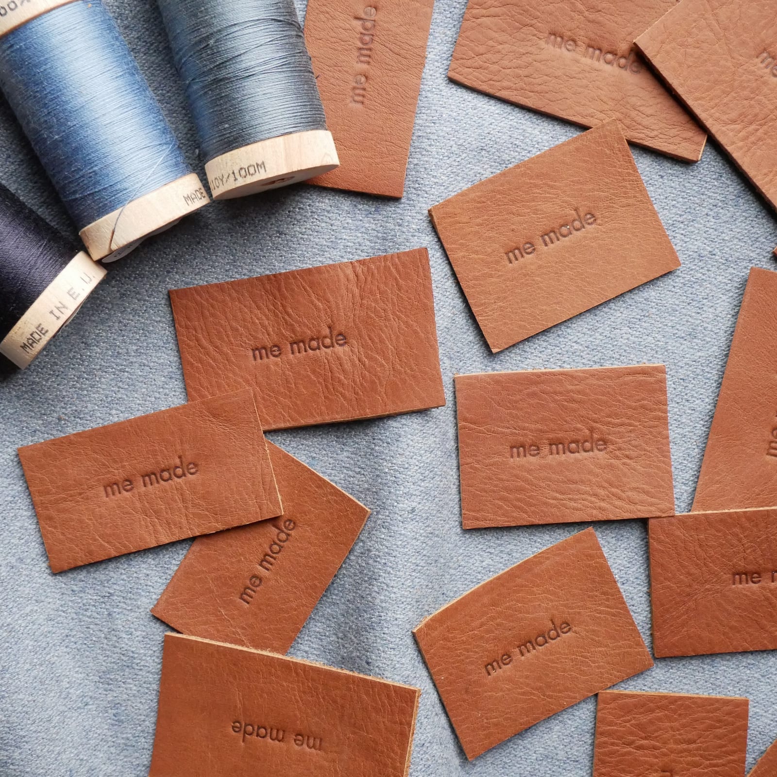 Me made upcycled leather labels for sale (and notes on upcycling) - Time to  Sew