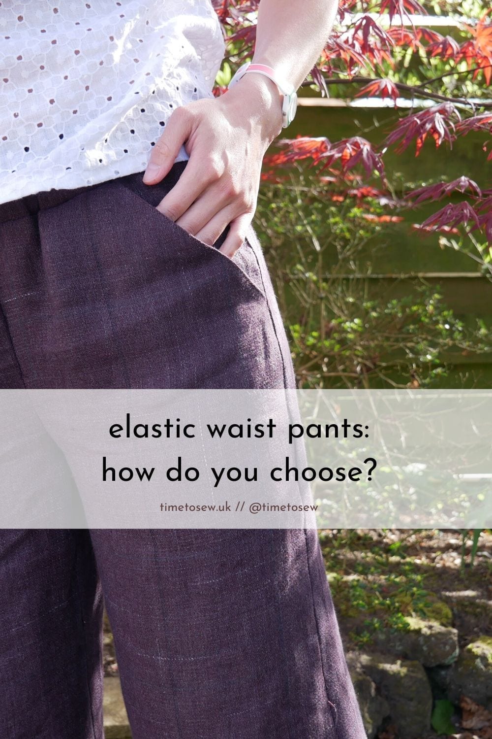 Elastic waist pants pinterest 1