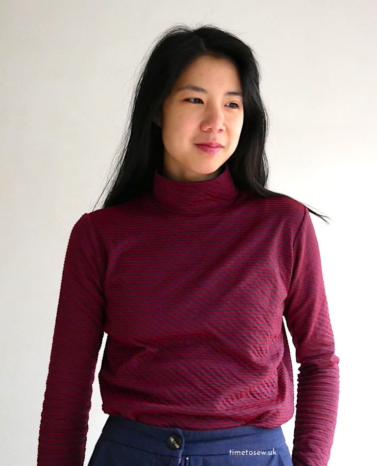 How to Draft a Turtleneck Using Any T-Shirt Pattern, Blog